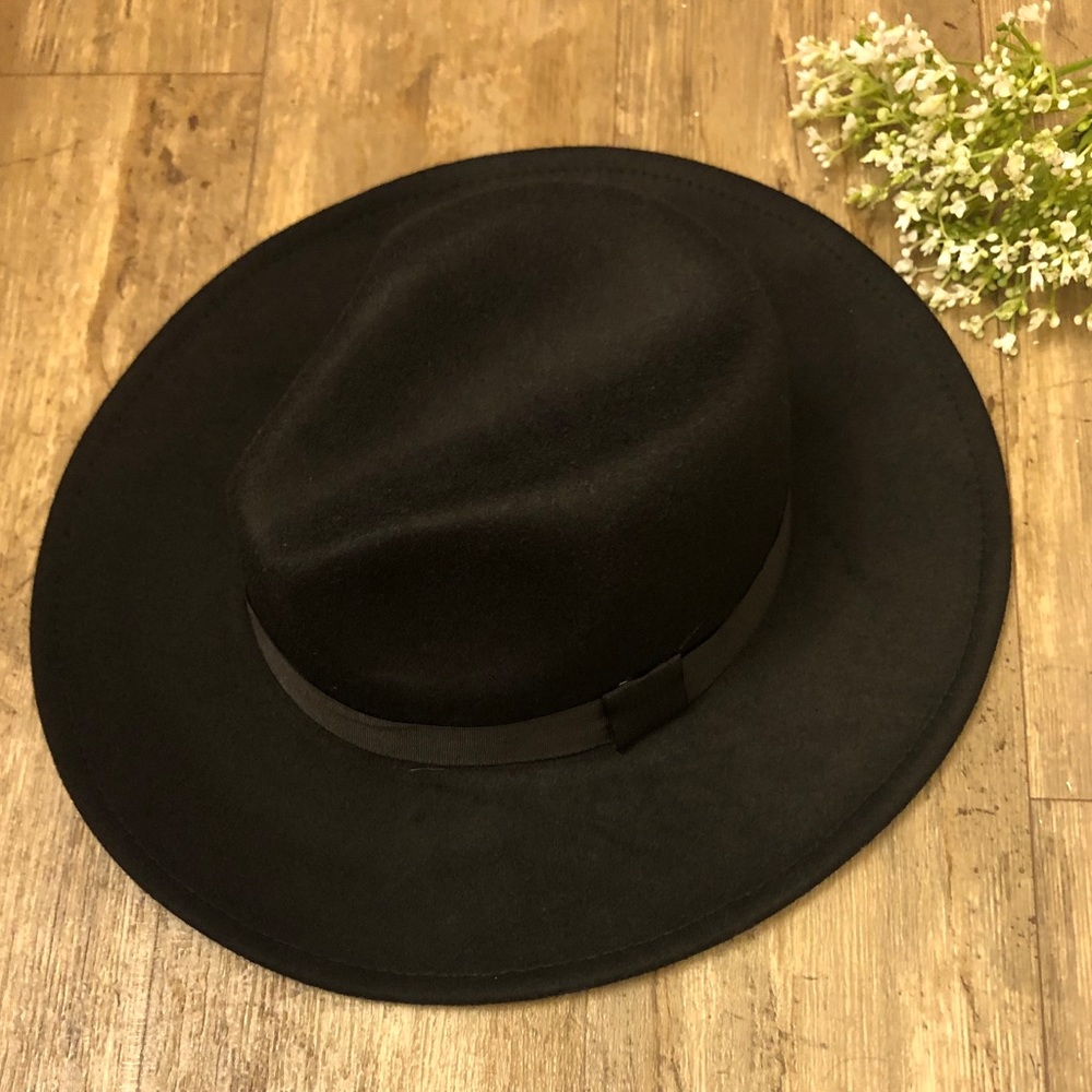 💞Adjustable Wide Flat Brim Fedora Hat 💞